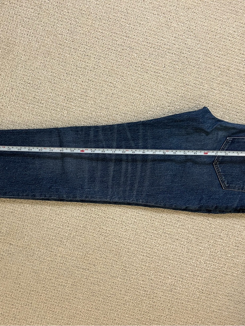 Madewell Women's Straight-Leg Jeans in Dark Blue Wash - Picture 6 of 7